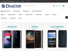 Tablet Screenshot of dialcom.lk
